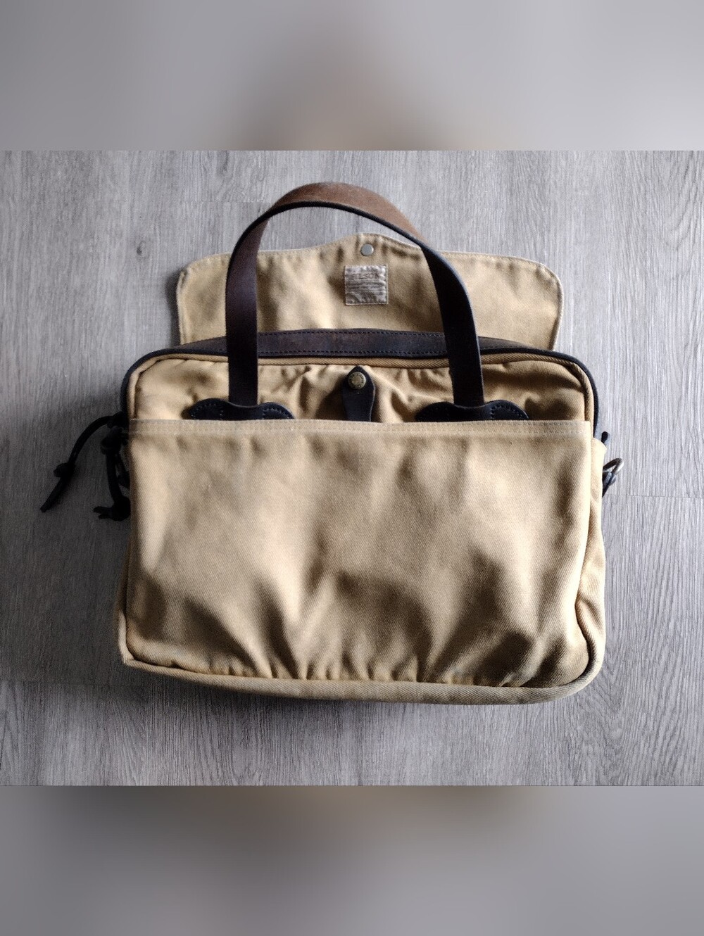 Vintage Filson Original Talon Rugged Twill Briefcase